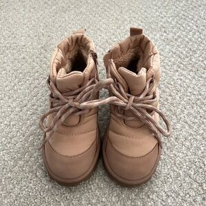 Zara Pink Toddler Winter Boots
